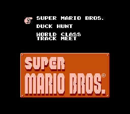 Super Mario Bros. / Duck Hunt / World Class Track Meet - NES