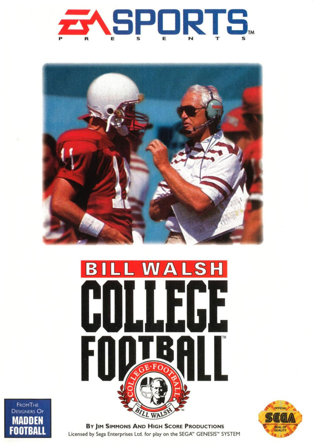 Bill Walsh: College Football - Sega Genesis