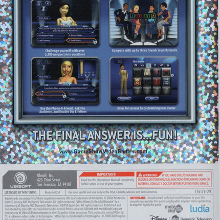 Who Wants to Be a Millionaire - Nintendo Wii