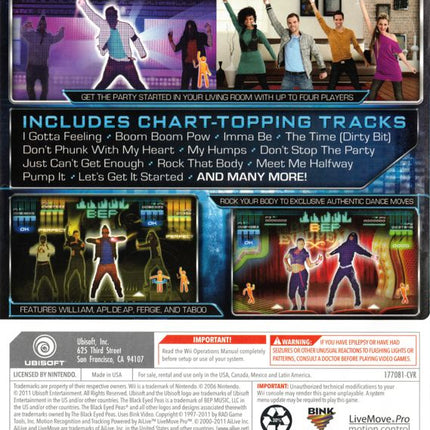 The Black Eyed Peas Experience - Nintendo Wii