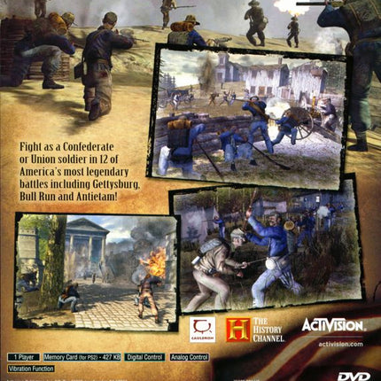 The History Channel: Civil War, A Nation Divided - PlayStation 2