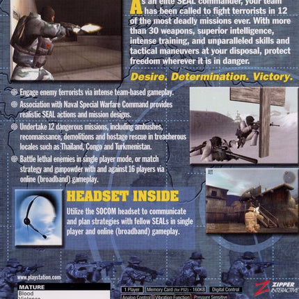 SOCOM: U.S. Navy Seals - Playstation 2