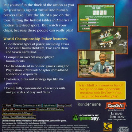 World Championship Poker - PlayStation 2
