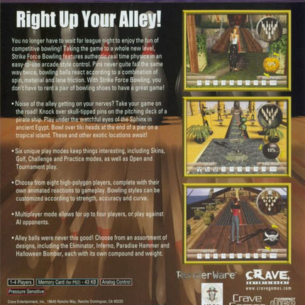 Strike Force Bowling - PlayStation 2