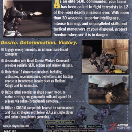SOCOM: U.S. Navy Seals (Greatest Hits) - Playstation 2