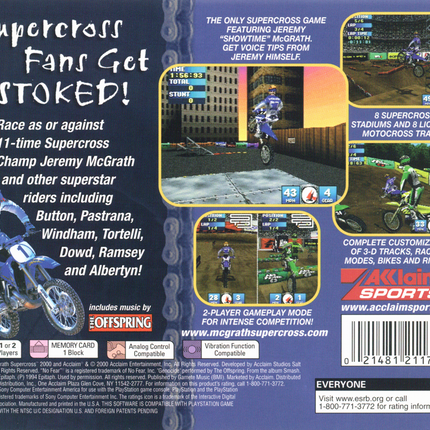 Jeremy McGrath Supercross 2000 - PlayStation