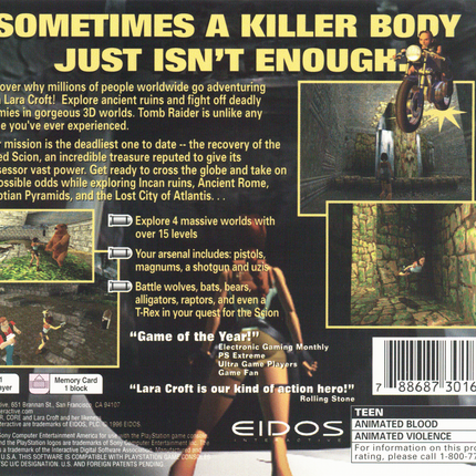 Tomb Raider (Greatest Hits) - PlayStation