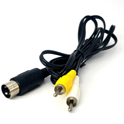 Sega Genesis Model 1 / Sega Master System AV Cable (Composite) 6ft – Audio Video Cable