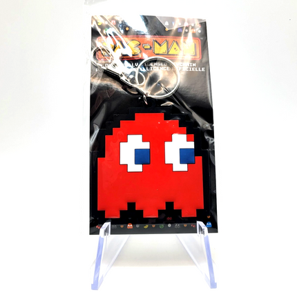 Pac-Man Blinky Ghost Retro Arcade Keychain