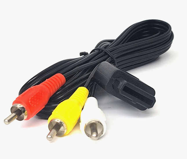 Nintendo 64 / SNES / GameCube AV Cable (Composite) 6ft – Audio Video Cable