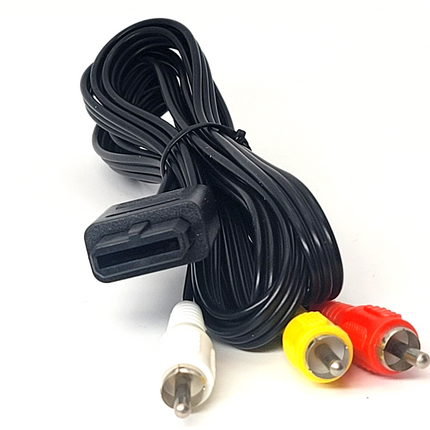 Nintendo 64 / SNES / GameCube AV Cable (Composite) 6ft – Audio Video Cable