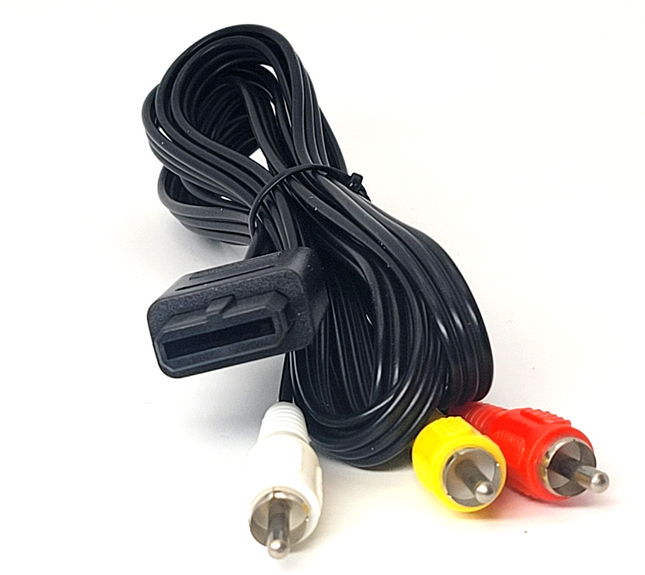 Nintendo 64 / SNES / GameCube AV Cable (Composite) 6ft – Audio Video Cable