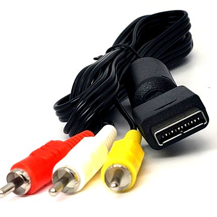 PlayStation 1 / 2 / 3 AV Cable (Composite) 6ft – Audio Video Cable
