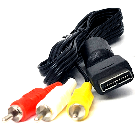 PlayStation 1 / 2 / 3 AV Cable (Composite) 6ft – Audio Video Cable