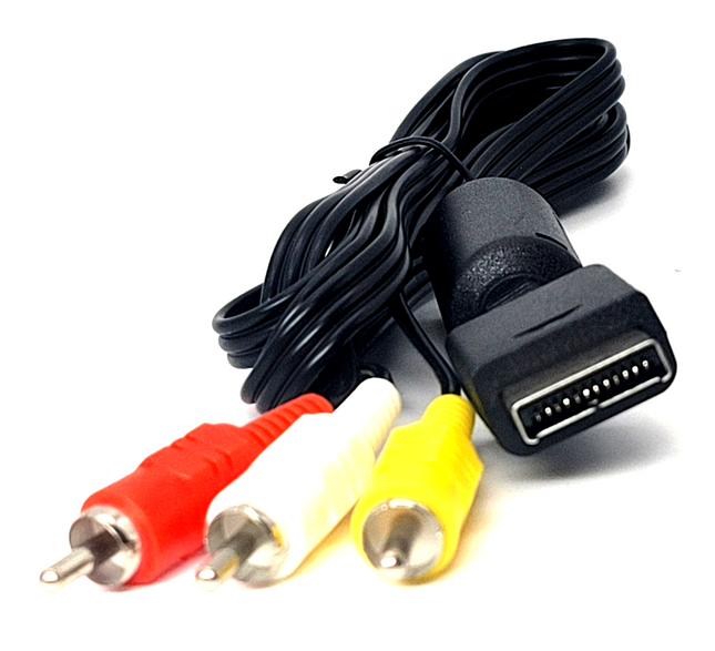 PlayStation 1 / 2 / 3 AV Cable (Composite) 6ft – Audio Video Cable