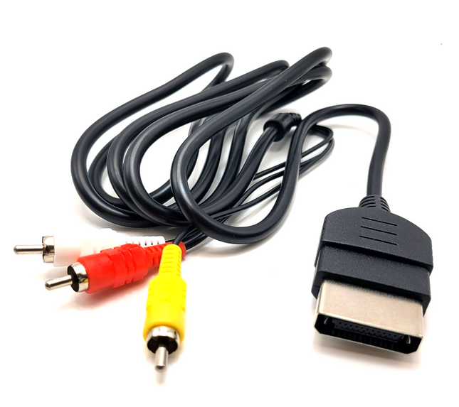 Original Xbox AV Cable (Composite) 6ft – Audio Video Cable