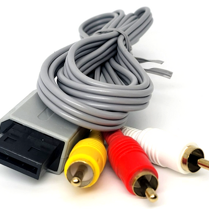 Nintendo Wii / Wii U AV Cable (Composite) 6ft – Audio Video Cable