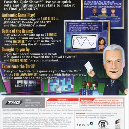 Jeopardy! - Nintendo Wii