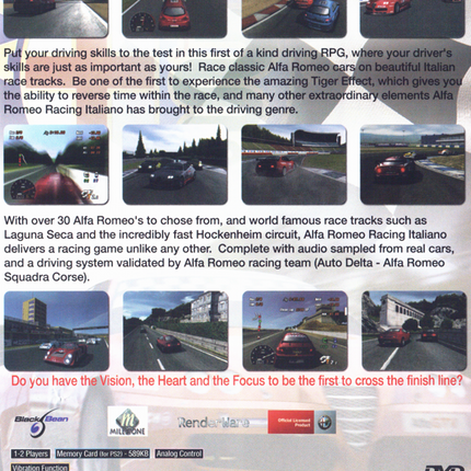 Alfa Romeo Racing Italiano - PlayStation 2
