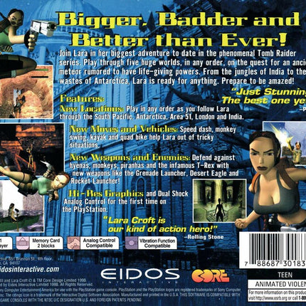 Tomb Raider III: Adventures of Lara Croft - PlayStation