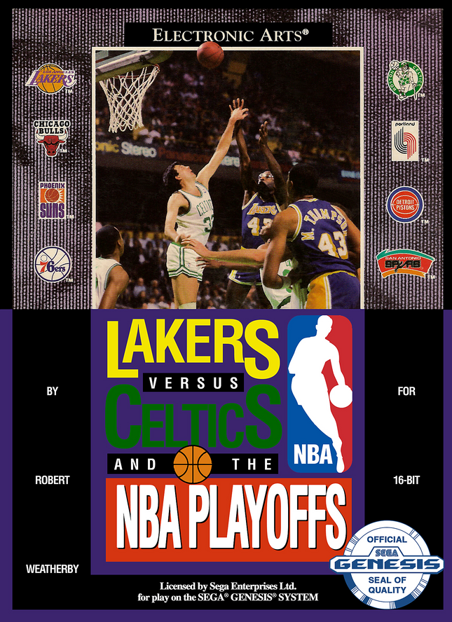 Lakers vs. Celtics and the NBA Playoffs - Sega Genesis