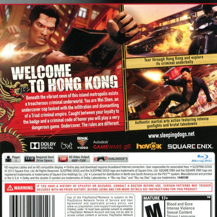 Sleeping Dogs - PlayStation 3