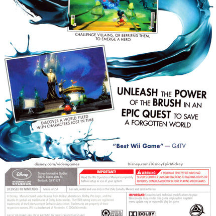 Epic Mickey - Nintendo Wii
