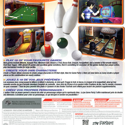 Game Party 3 - Nintendo Wii