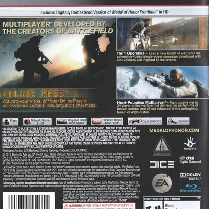 Medal of Honor - PlayStation 3