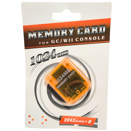 Memory Card for Nintendo GameCube / Wii – 4MB to 1024MB