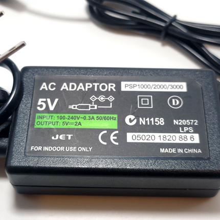 AC Power Adapter for Sony PSP 1000 / 2000 / 3000 6ft