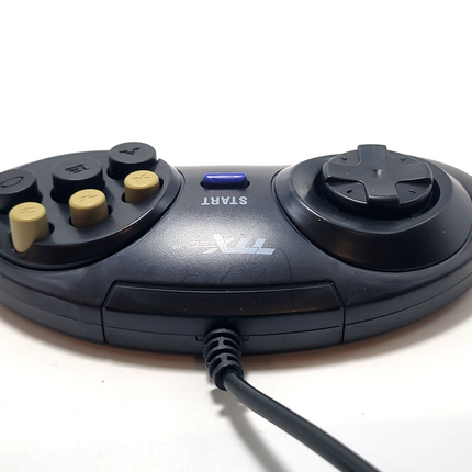 Sega Genesis Wired Controller Black – TTX Tech