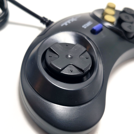 Sega Genesis Wired Controller Black – TTX Tech