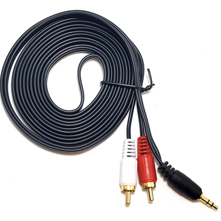 10ft Stereo Audio Cable for Sega Genesis Model 1 – 3.5mm to RCA
