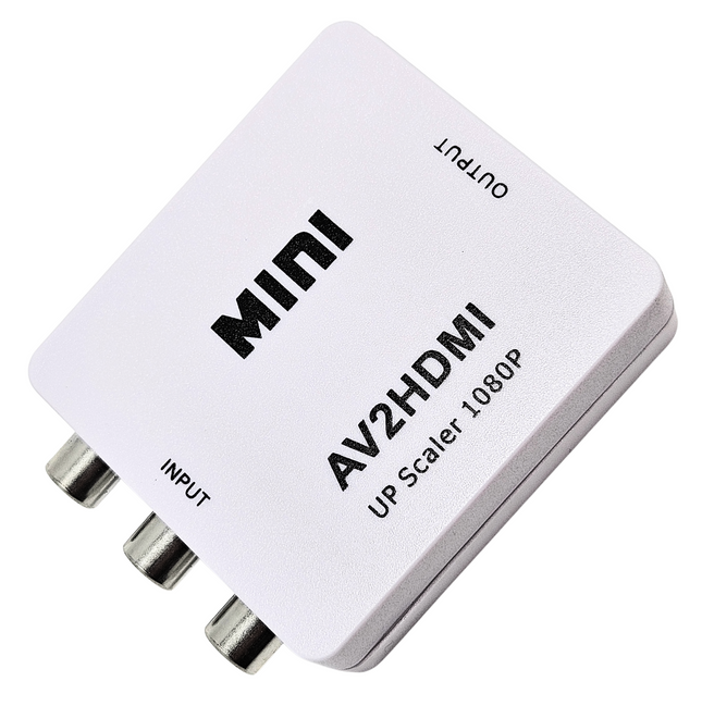 RCA AV to HDMI Converter Adapter 720P / 1080P – Composite to HDMI