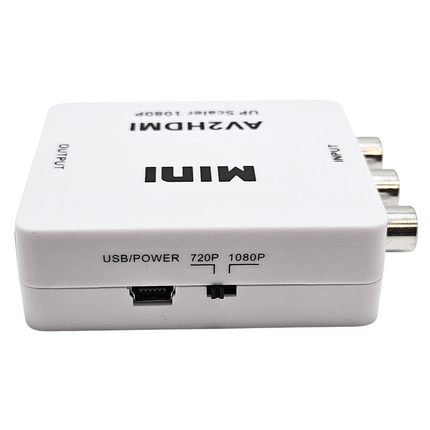 RCA AV to HDMI Converter Adapter 720P / 1080P – Composite to HDMI