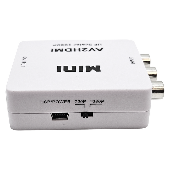 RCA AV to HDMI Converter Adapter 720P / 1080P – Composite to HDMI