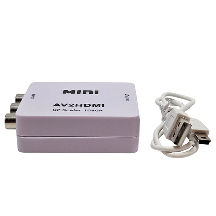 RCA AV to HDMI Converter Adapter 720P / 1080P – Composite to HDMI