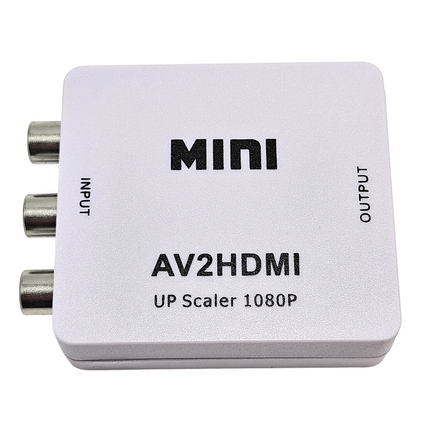 RCA AV to HDMI Converter Adapter 720P / 1080P – Composite to HDMI