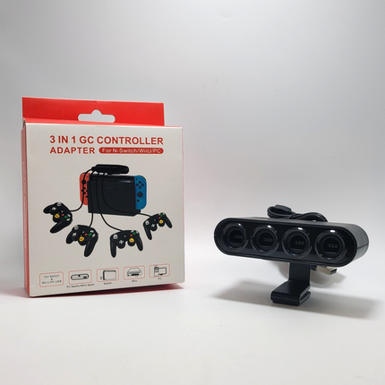 4-Port GameCube Controller Adapter for Nintendo Switch / Wii U / PC