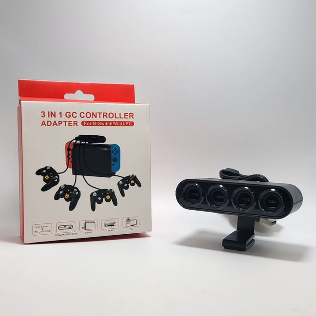 4-Port GameCube Controller Adapter for Nintendo Switch / Wii U / PC