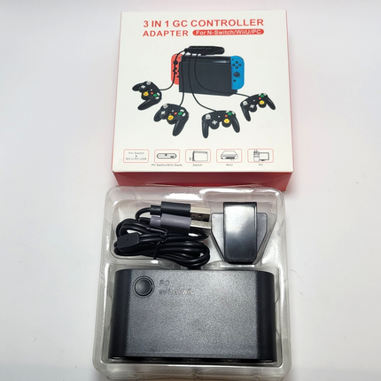 4-Port GameCube Controller Adapter for Nintendo Switch / Wii U / PC