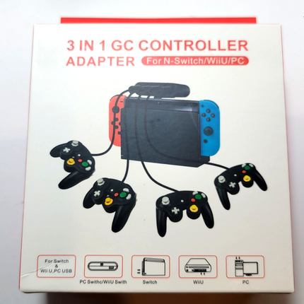 4-Port GameCube Controller Adapter for Nintendo Switch / Wii U / PC