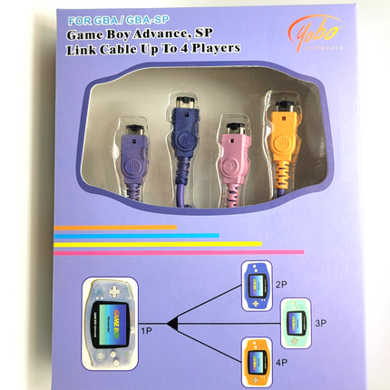 Game Boy Advance / Game Boy Advance SP 4-Player Link Cable – Yobo