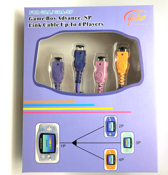 Game Boy Advance / Game Boy Advance SP 4-Player Link Cable – Yobo