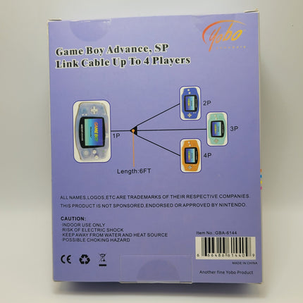 Game Boy Advance / Game Boy Advance SP 4-Player Link Cable – Yobo