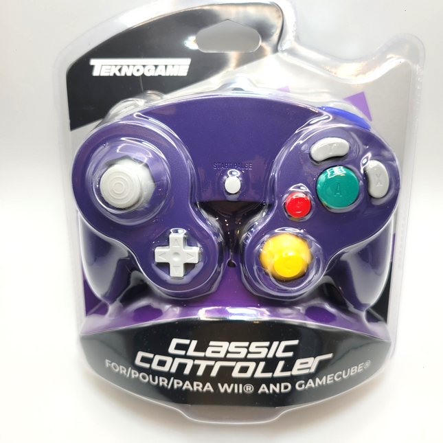 GameCube / Wii Wired Controller Indigo - TeknoGame®