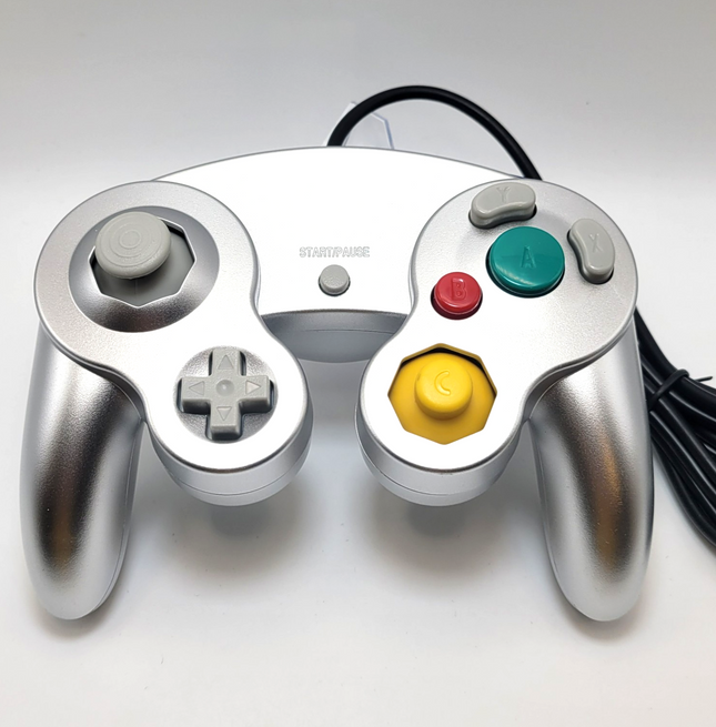 GameCube / Wii Wired Controller Silver - TeknoGame®