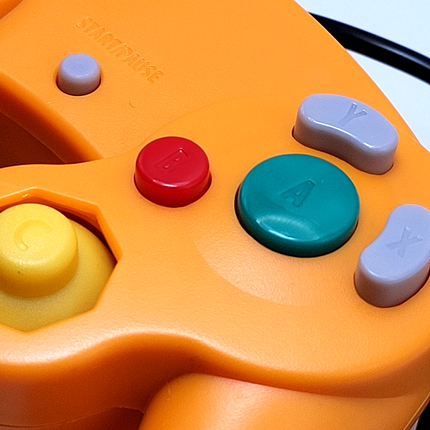 GameCube / Wii Wired Controller Spice Orange - TeknoGame®