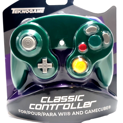 GameCube / Wii Wired Controller Green & Blue - TeknoGame®
